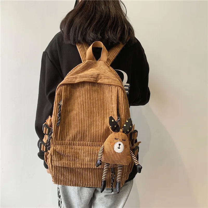 Girls School Backpack College Shoulder Bag