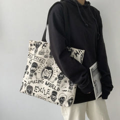 Harajuku Ulzzang Large Capacity Shoulder Bag