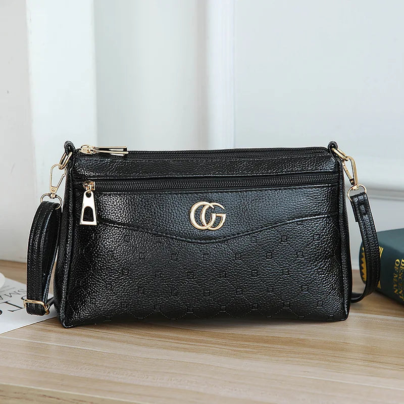 Large Capacity Leather Tote Shoulder Bags Top-Handle Bag