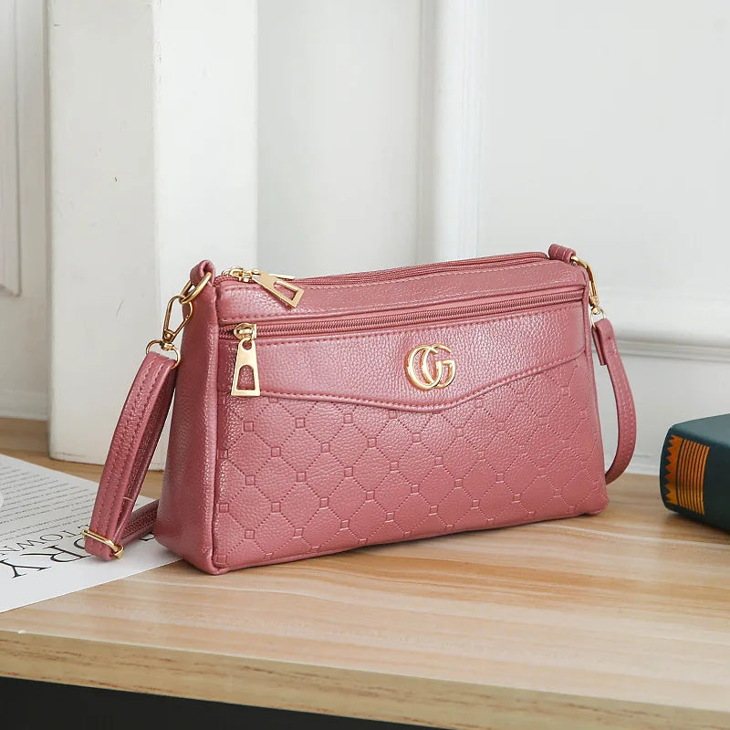 Large Capacity Leather Tote Shoulder Bags Top-Handle Bag
