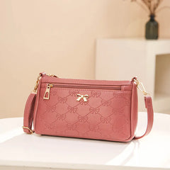 Vintage Leather Clutch Purse Small Shoulder Bag