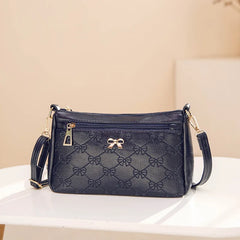 Vintage Leather Clutch Purse Small Shoulder Bag