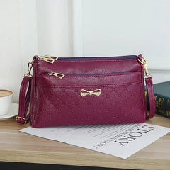 Women's Large Capacity Tote Shoulder Bag Top-Handle Leather Purse