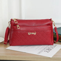 Women's Large Capacity Tote Shoulder Bag Top-Handle Leather Purse