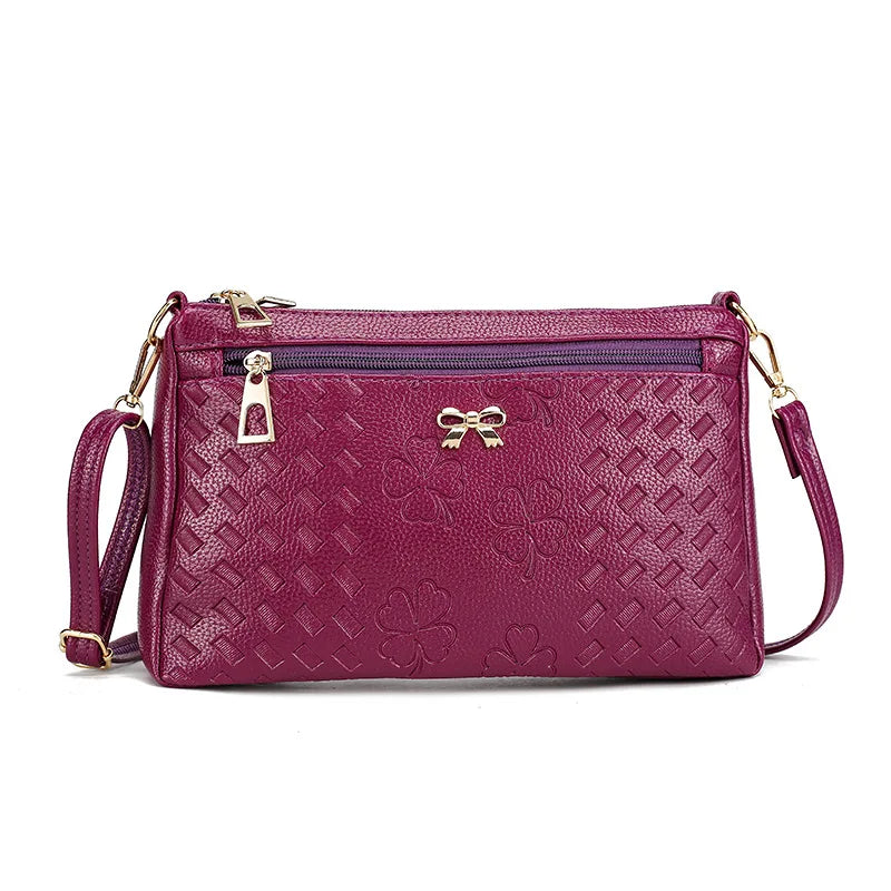 Women Single Shoulder Crossbody Soft PU Leather Ladies Shoulder Messenger