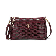 Multi-layer Leather Shoulder Bag Women's Handbag