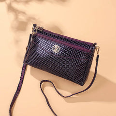 Multi-layer Leather Shoulder Bag Women's Handbag