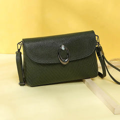 Women's Large Capacity Shoulder Bag Top-Handle Leather Handbag