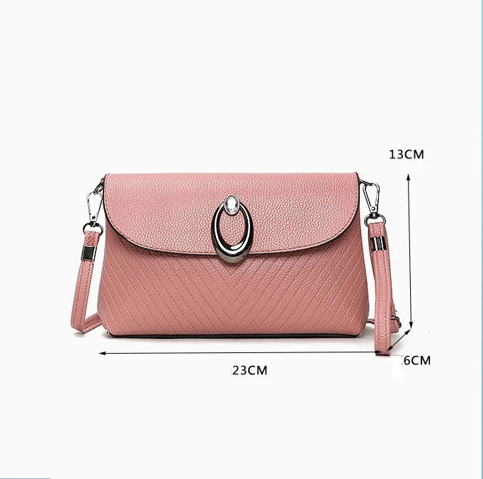 Women's Large Capacity Shoulder Bag Top-Handle Leather Handbag