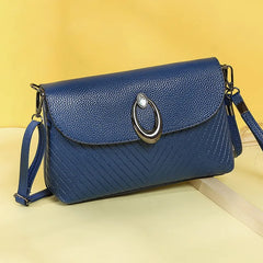 Women's Large Capacity Shoulder Bag Top-Handle Leather Handbag