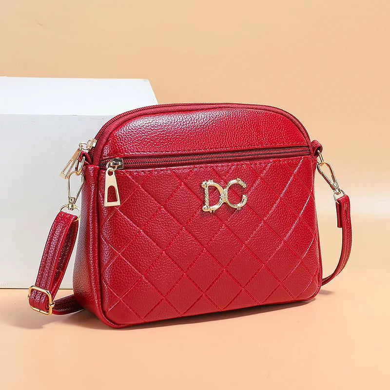 Women's Leather Crossbody Handbag Messenger Sac Ladies Purses