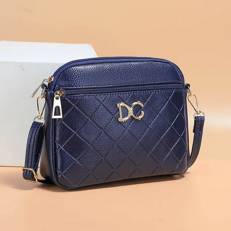 Women's Leather Crossbody Handbag Messenger Sac Ladies Purses
