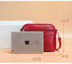 Women's Soft Leather Crossbody Bag Large Purse