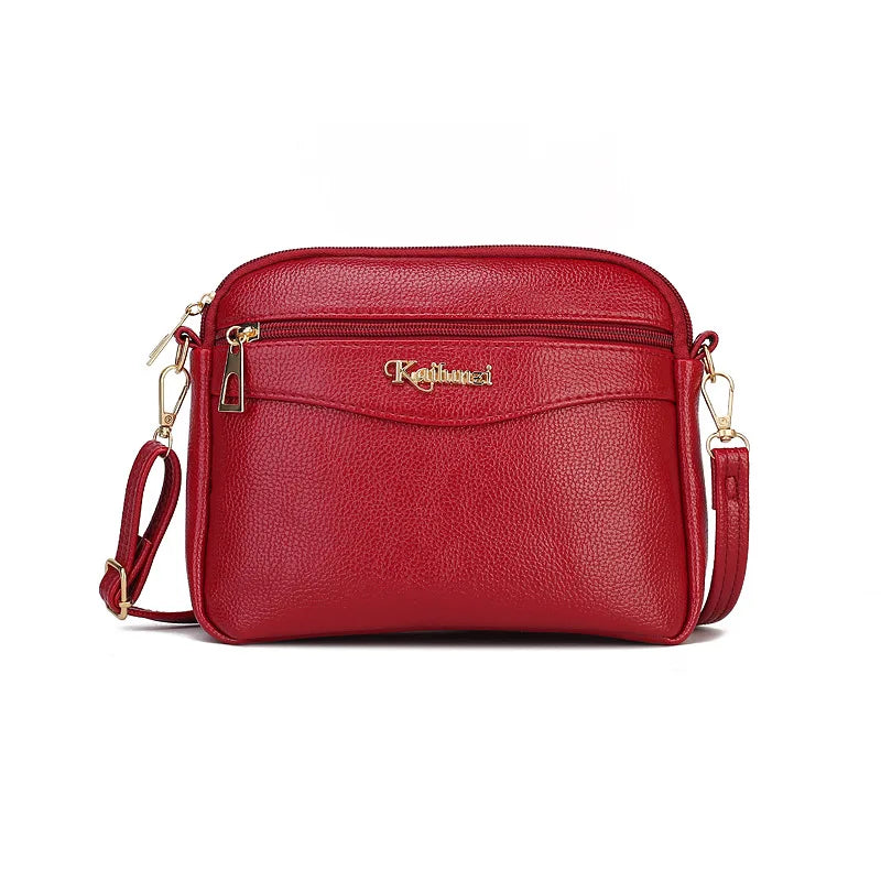 Women's Soft Leather Crossbody Bag Large Purse