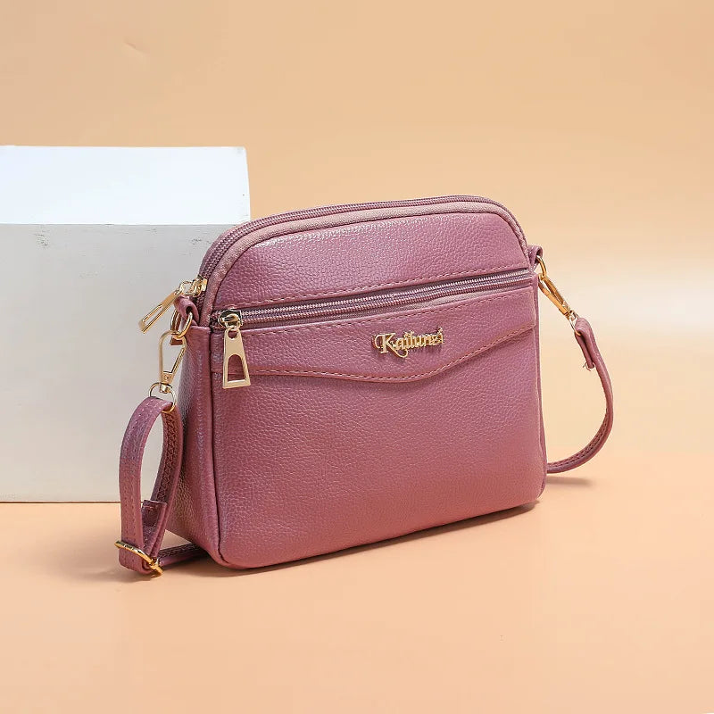 Women's Soft Leather Crossbody Bag Large Purse