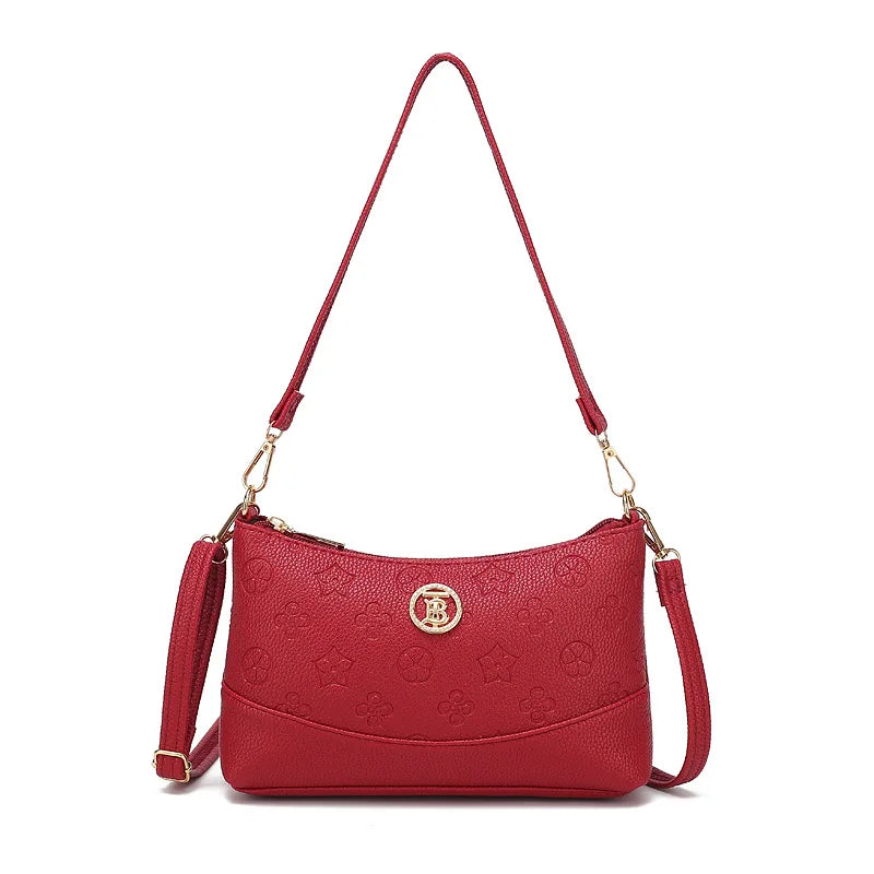 Small Leather Chain Shoulder Bag for Women