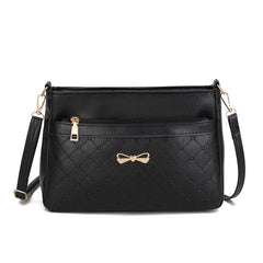 Soft Leather Shoulder Bag for Women Simple Ladies Purse