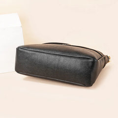 Soft Leather Shoulder Bag for Women Simple Ladies Purse