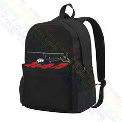R44 Helicopter Pilot Aviation Backpack School Gym Tote Bag