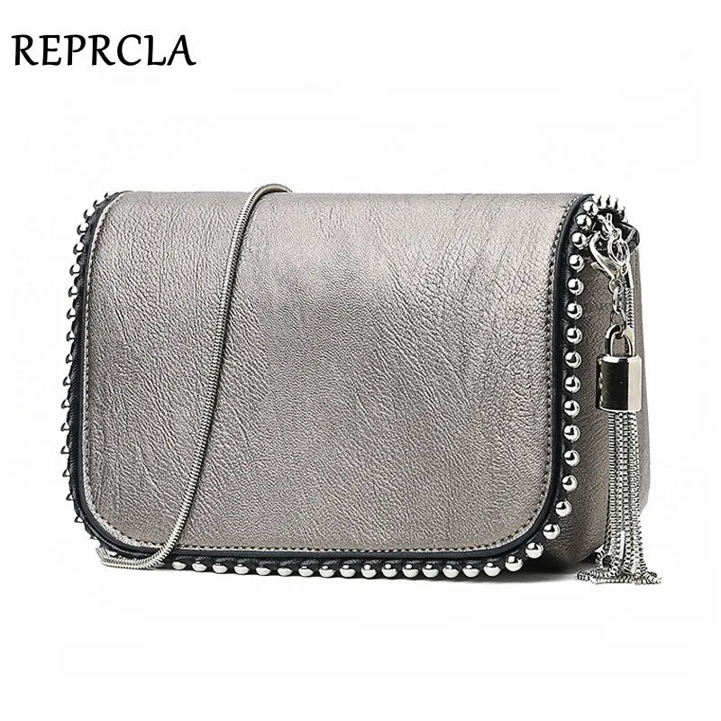 Small Shoulder Bag Crossbody Messenger with Tassel