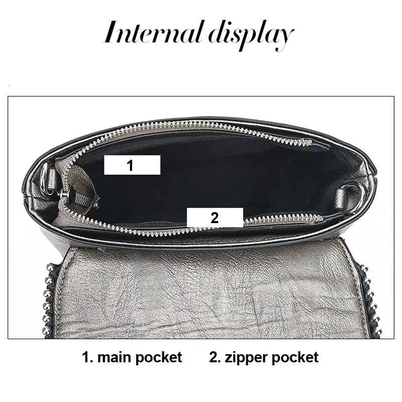 Small Shoulder Bag Crossbody Messenger with Tassel
