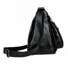 Patchwork PU Shoulder Bag Big Capacity Crossbody Handbag for Women