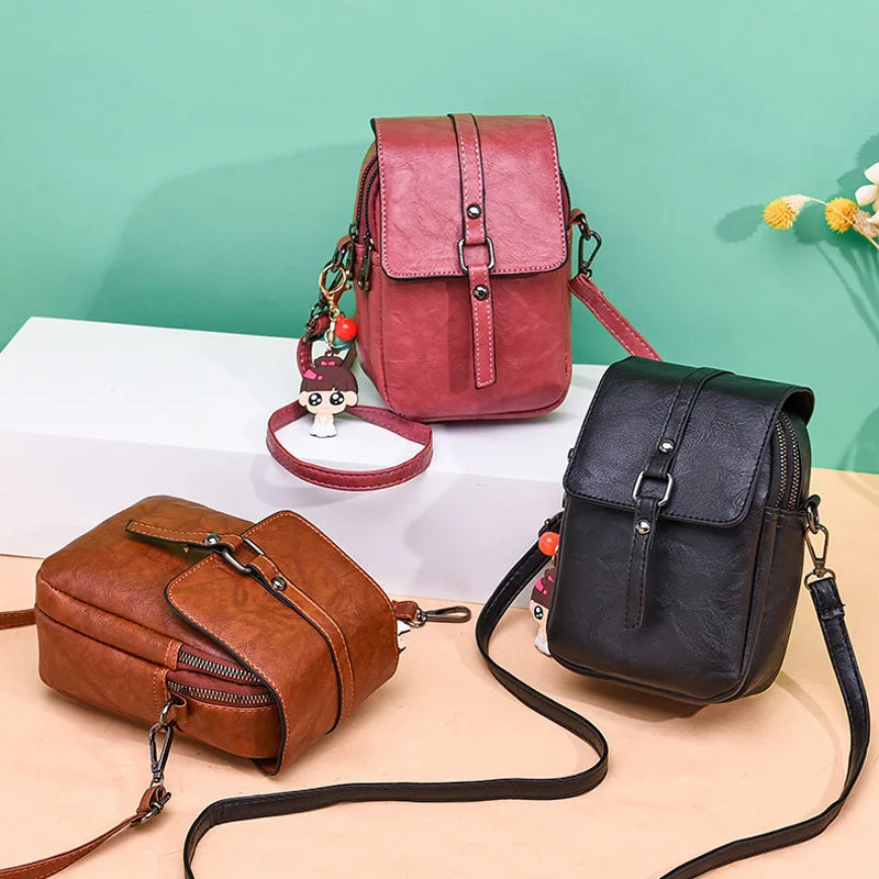 Small Shoulder Bag Casual Handbag Crossbody Bags for Women Phone Pocket