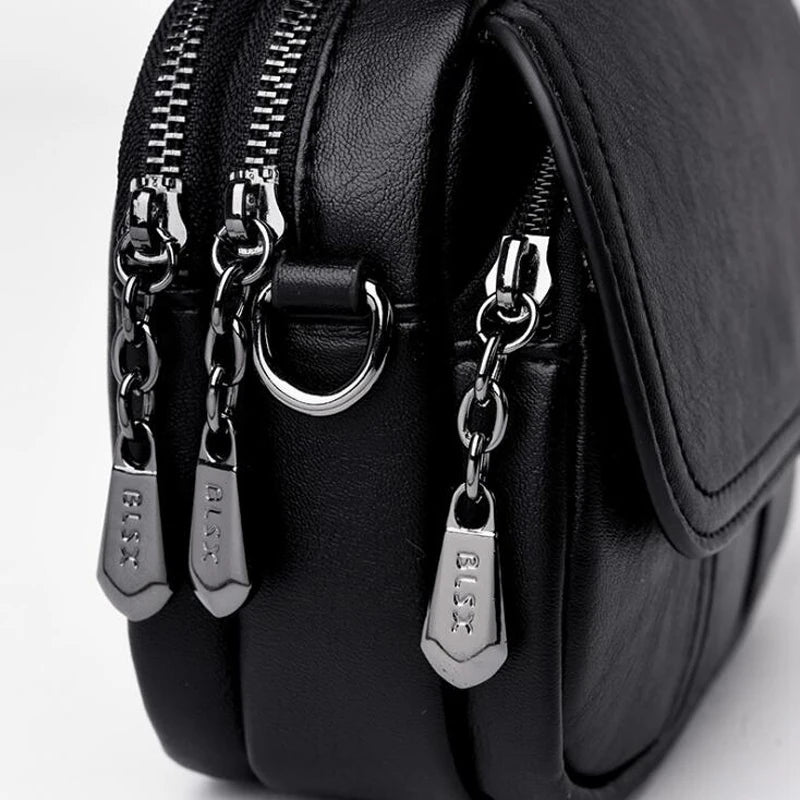 Women Shoulder Bag High Crossbody Messenger Bags PU Leather Handbag Female Bag