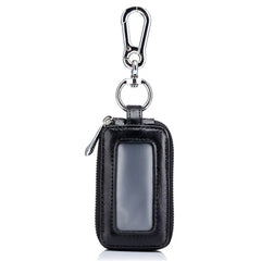 Men Leather Key Wallets Zipper Key Wallet Multifunction Key Case