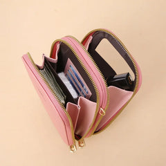 RFID Anti-theft Female Touch Screen Phone Bag Ladies Women Vertical