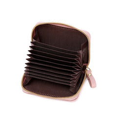 RFID Anti-theft Brush Organ Card Bag Zipper Small Wallet Driver's Bag
