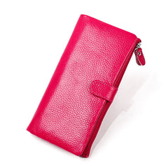 RFID Layer Cowhide Women's Wallet Leather Wallet
