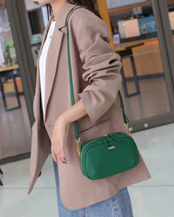 Summer Cow Leather Crossbody Bags for Women Lady Shoulder Sling Bag Small Purse