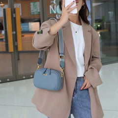 Summer Cow Leather Crossbody Bags for Women Lady Shoulder Sling Bag Small Purse