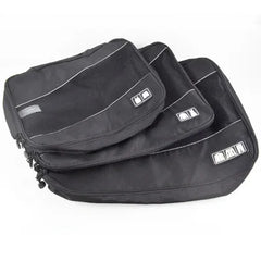 3Pcs Travel Luggage Packing Cubes Set Mesh Storage Bags Waterproof