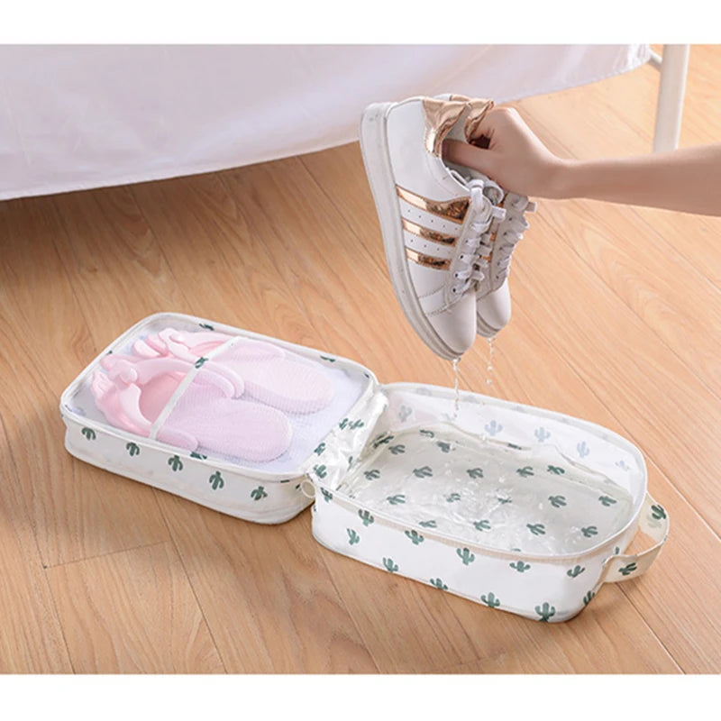 Portable Travel Shoes Organizer Bag Waterproof Dustproof Shoe Cover
