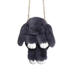 Rabbit Faux Fur Kids Handbag for Girls