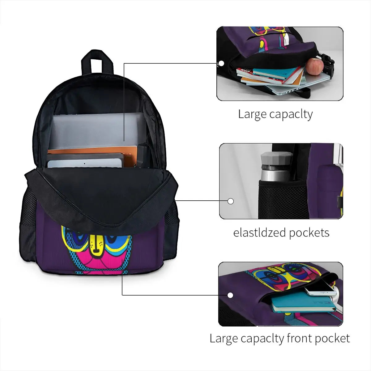 Rabbitears Backpacks Men's & Women's School Bag