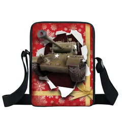 Racing Car/Tank Crossbody Bag Women Handbag Travel Shoulder Bag Teenager Tote