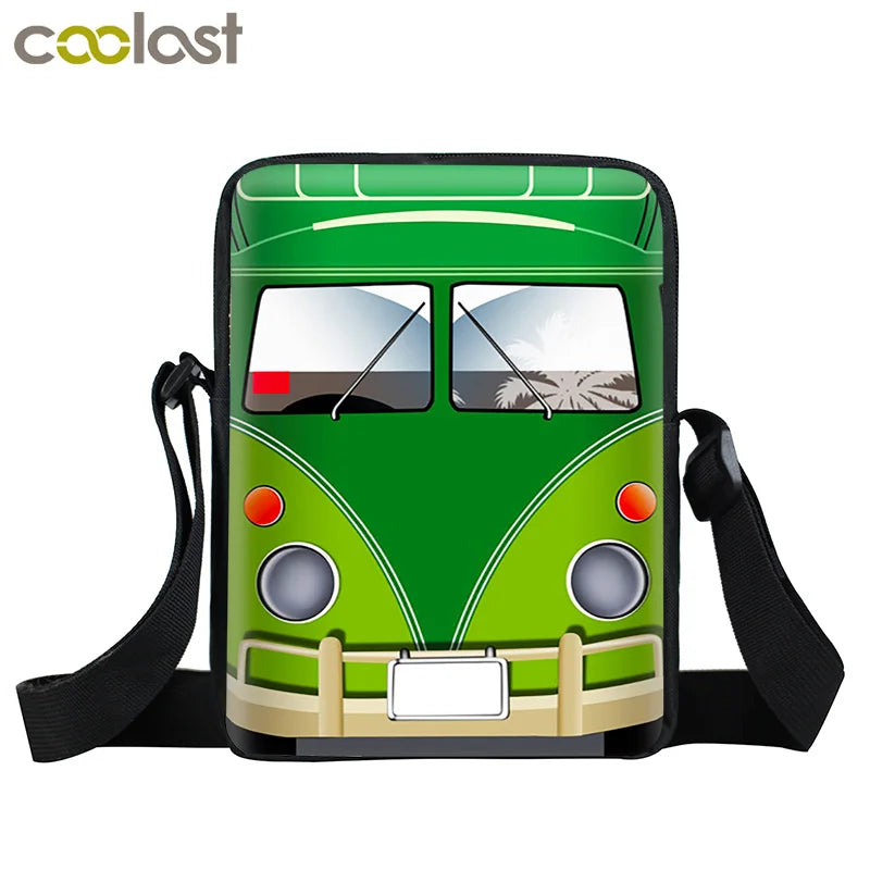 Racing Car/Tank Crossbody Bag Women Handbag Travel Shoulder Bag Teenager Tote