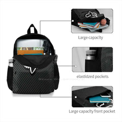 Racing Head Pattern Backpacks For Men Women Teenagers Girls Bags Syfl Feb2021