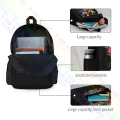 Colorful Skull Radiology Backpack 3D Printing Bags