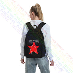 Rage Against The Machine Battle Ratm Large Capacity Backpack Gym Art Print