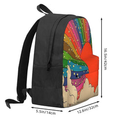 Rainbow 70s Sun Backpacks Men's Backpacks Bags For Women