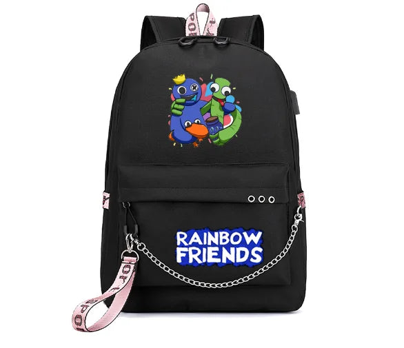 Rainbow Forger Anime School Bag for Girls Kids Backpacks Mochilas