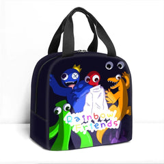 Rainbow Insulation picnic bag Student portable lunch bag