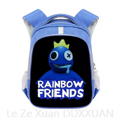 Rainbow Students Schoolbag Primary Middle School Boys Girls Backpack