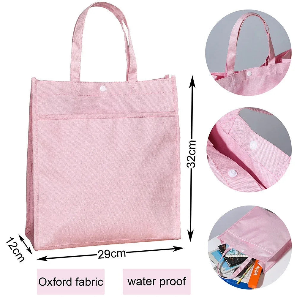 Rainbow Print Kids Tuition Bag Waterproof School Bags Boys Girls Large Capacity