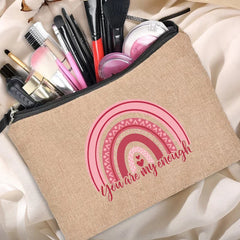 Rainbow Women Canvas Makeup Bags Cosmetics Bags Pouchs