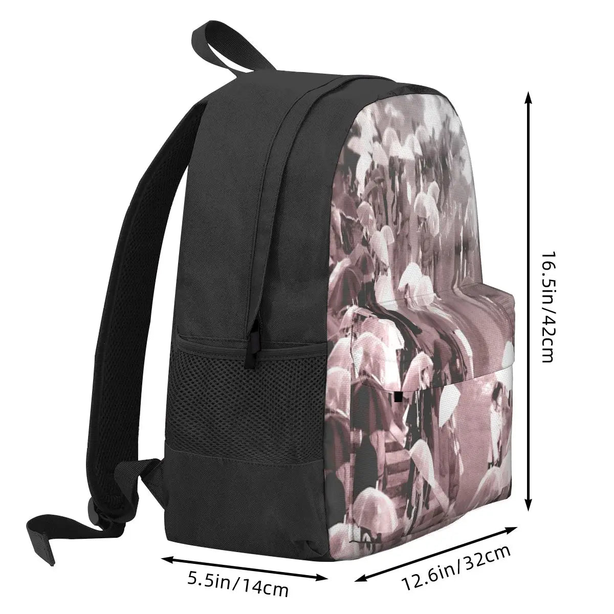Rainy In Shibuya Backpacks Vintage School Bags Zipper Close